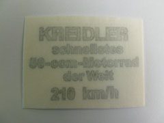 01.33.70 ACHTERSPATBORD : 210 KM REKORD  KLEUR GOUD