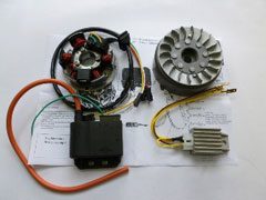 KOKUSAN  ELEKTRONISCHE ONTSTEKING KOMPLEET 6 OF 12 VOLT  EVO GEFORC. KOELING