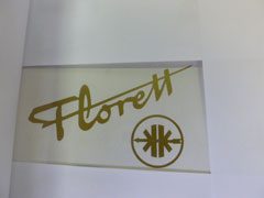 00.61.10 TANK: FLORETT+SYMBOOL KK   KLEUR: GOUD SET